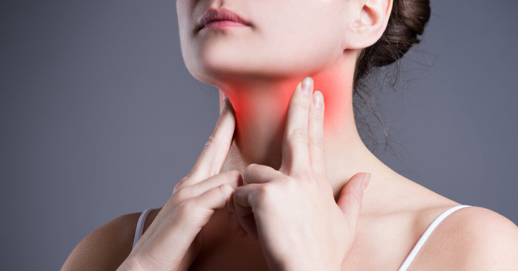 how can i check my thyroid gland at home
