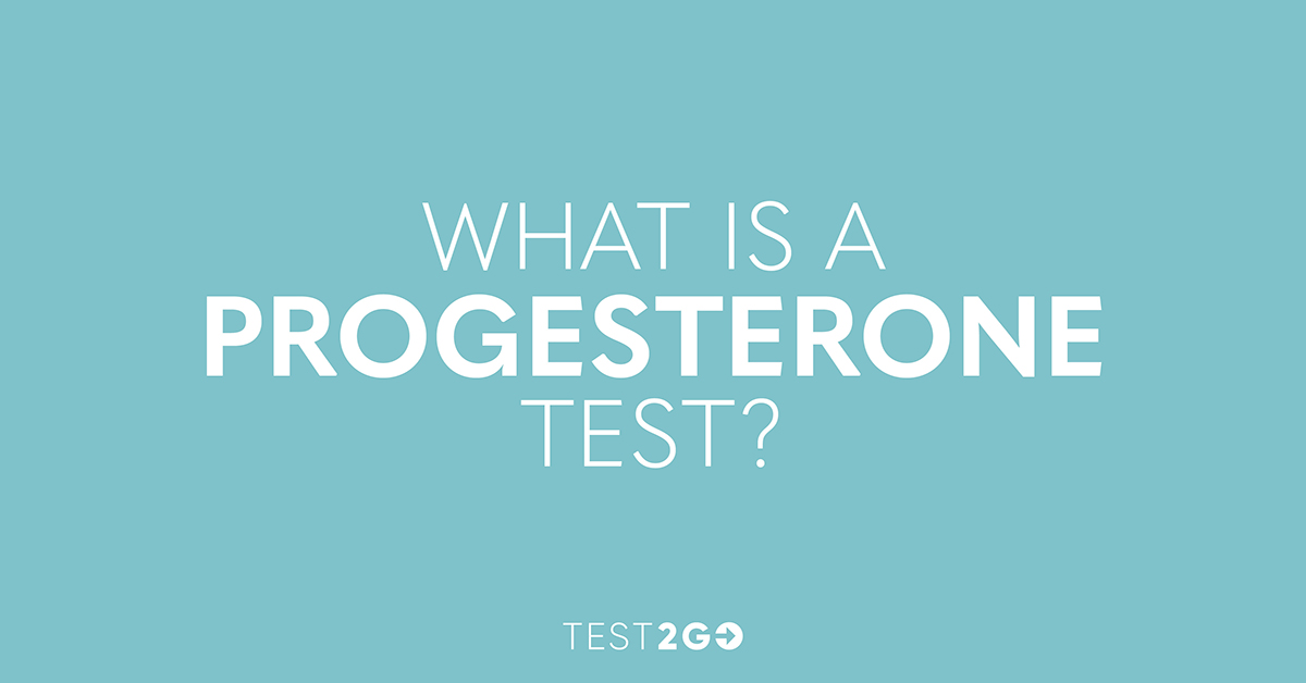 what is a progesterone test
